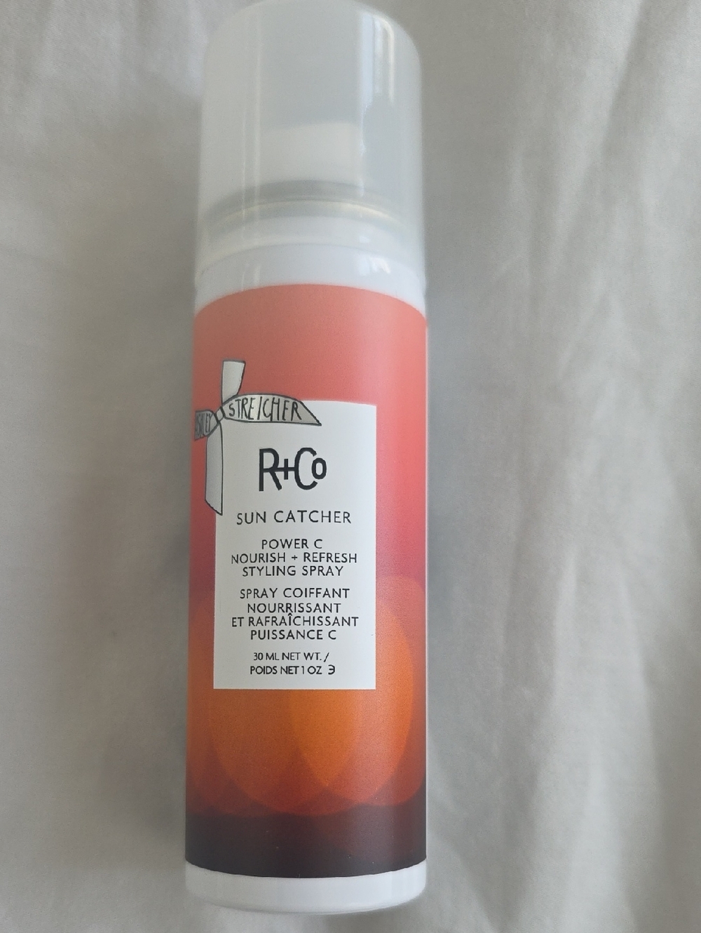 R+Co Sun Catcher Power C Styling Spray - Coral to Orange Ombre